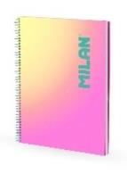 Opakowanie Zeszyt A4/90K kratka na spirali różowy