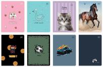 Opakowanie Zeszyt A5/16K kratka 70g UV mix (20szt)