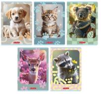 Opakowanie Zeszyt A5/16K linia Animals (20szt) HERLITZ