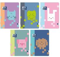 Opakowanie Zeszyt A5/16K linia Zoo Blocks (10szt) OXFORD