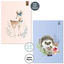 Opakowanie Zeszyt A5/32K kratka 90g Jeleń Jeż (10szt)