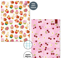 Opakowanie Zeszyt A5/32K kratka 90g Słodycze (10szt)