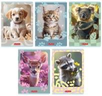 Opakowanie Zeszyt A5/32K kratka Animals (10szt) HERLITZ