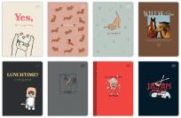 Opakowanie Zeszyt A5/32K kratka kolorowa 70g UV mix (10szt)