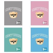 Opakowanie Zeszyt A5/32k linia dwukolor. NYC Mood mix (15szt)