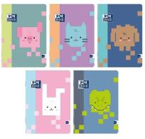 Opakowanie Zeszyt A5/32K linia Zoo Blocks (10szt) OXFORD