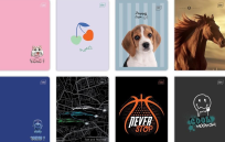 Opakowanie Zeszyt A5/32K trzylinia kolor UV mix (10szt)