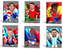 Opakowanie Zeszyt A5/40K kratka Footbal Icons (10szt) MAR MAR