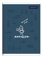 Opakowanie Zeszyt A5/60k kratka J. angielski (10szt) ASTRA