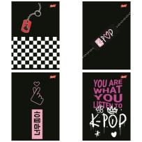 Opakowanie Zeszyt A5/60k kratka K-Pop Vibes (10szt)