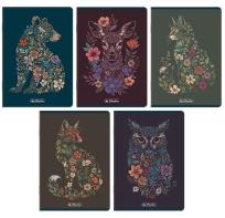 Opakowanie Zeszyt A5/80K kratka Florimals (5szt) HERLITZ