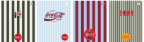 Opakowanie Zeszyt A5/80K kratka Soft Touch Coca Cola (10szt)