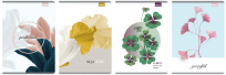 Opakowanie Zeszyt A5/80K linia Flower (5szt)