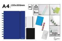 Opakowanie Zeszyt na spirali A4/80K kratka MIX