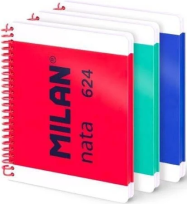 Opakowanie Zeszyt na spirali A5/80K gładki 1918 mix (3szt)