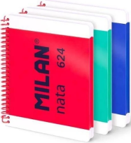 Opakowanie Zeszyt na spirali A5/80K kratka 1918 mix (3szt)