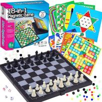 Opakowanie Zetaw gier planszowych 18w1 szachy