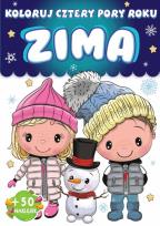 Okładka książki ZIMA. Koloruj. Cztery pory roku