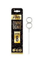 Opakowanie Zimne ognie Cyfra 8