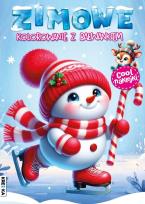Okładka książki Zimowe kolorowanie z bałwankiem