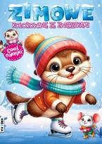 Okładka książki Zimowe kolorowanie ze zwierzakami