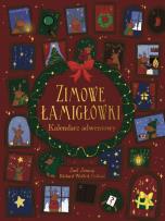 Okładka książki Zimowe łamigłówki. Kalendarz adwentowy