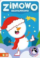 Okładka książki Zimowo bałwankowo. Kolorowanki z naklejkami. Zimowo