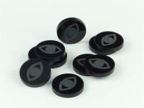 Opakowanie Znaczniki akrylowe czarne połysk - oko