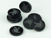 Opakowanie Znaczniki akrylowe czarne połysk - smok