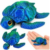 Opakowanie Żółw morski 3D ruchome elementy 8cm