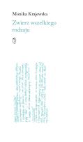 Okładka książki Zwierz wszelkiego rodzaju