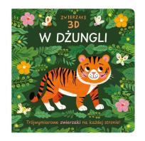 Okładka książki Zwierzaki 3D w dżunglii