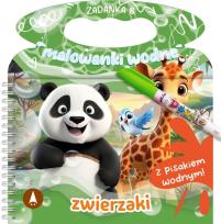 Okładka książki Zwierzaki. Zadanka & malowanki wodne