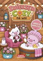 Okładka książki Zwierzęta cozy na wsi z naklejkami