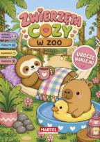 Okładka książki Zwierzęta cozy w zoo z naklejkami