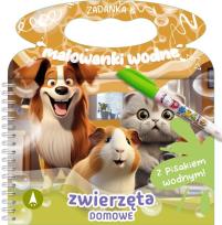 Okładka książki Zwierzęta domowe. Zadanka & malowanki wodne