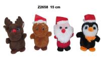 Opakowanie Zwierzęta świąteczne 15cm MIX